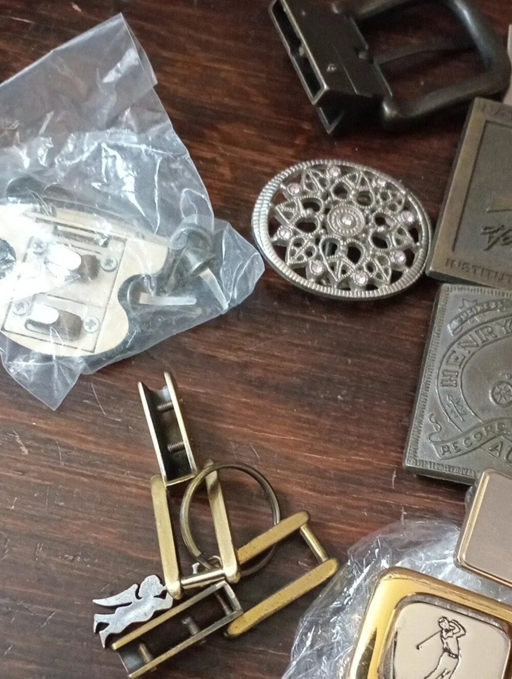 Vintage Gold, Silver, And Brass Belt Buckle - 18 Pieces. Collector's Items.